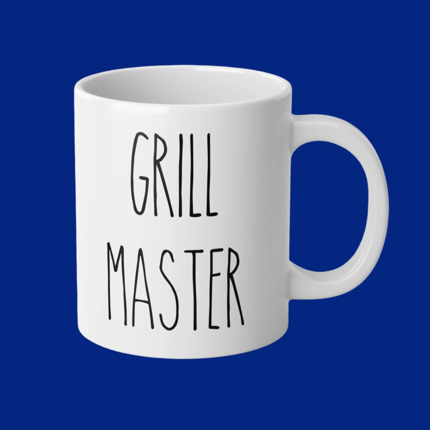 Grill Master Mug, 20oz (White)