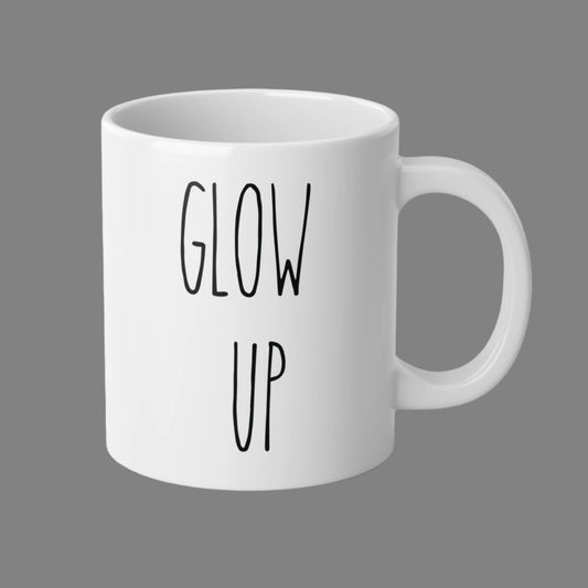 Glow Up Mug, 20oz (White)